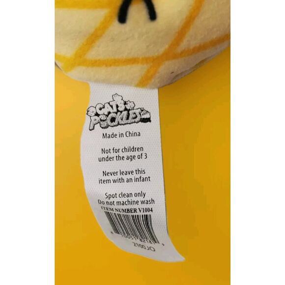 Cats Vs Pickles KITTENS VS GHERKINS #17 Lil SPRINKS Plush Bean Bag 3" NWT - Picture 4 of 4